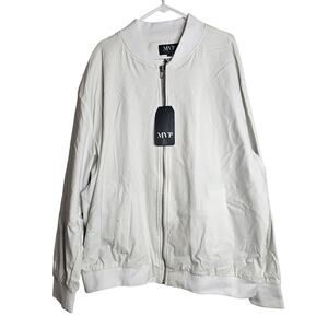 MVP Collections Men White Jacket Size 2XL
